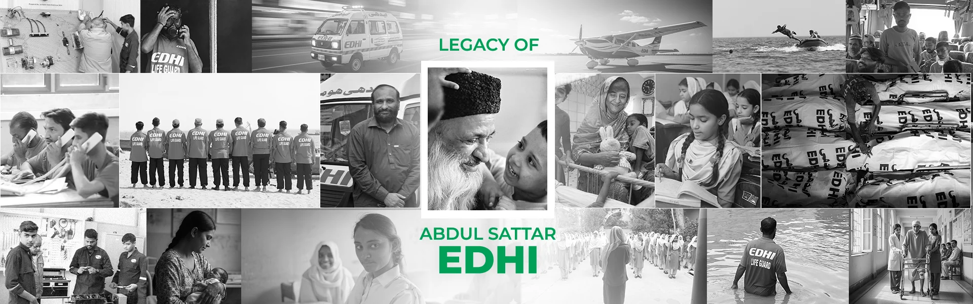 Edhi Legacy Banner