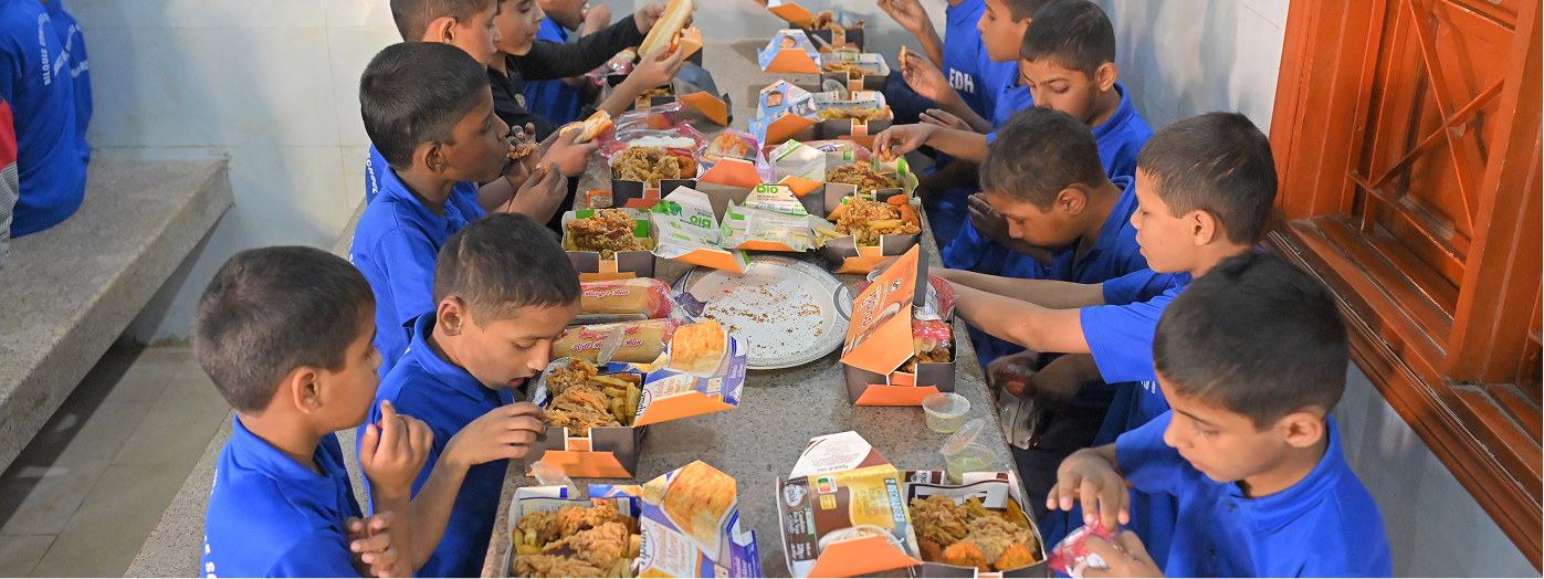 Muslims giving charity and helping others during Ramadan